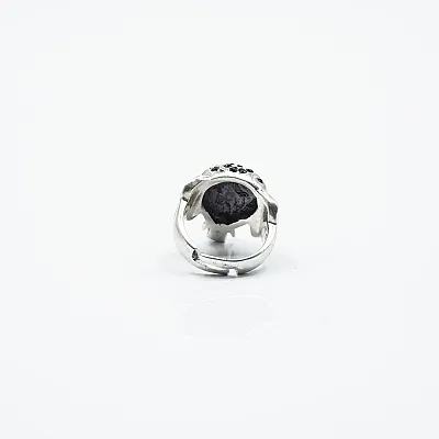 Inel reglabil cap de elefant cz Argint - 4