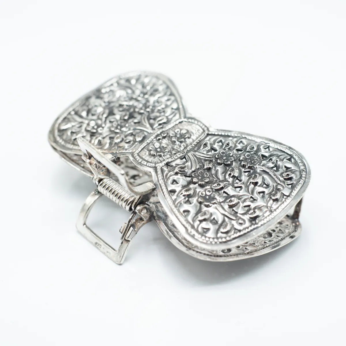 Clema de par model funda Argint