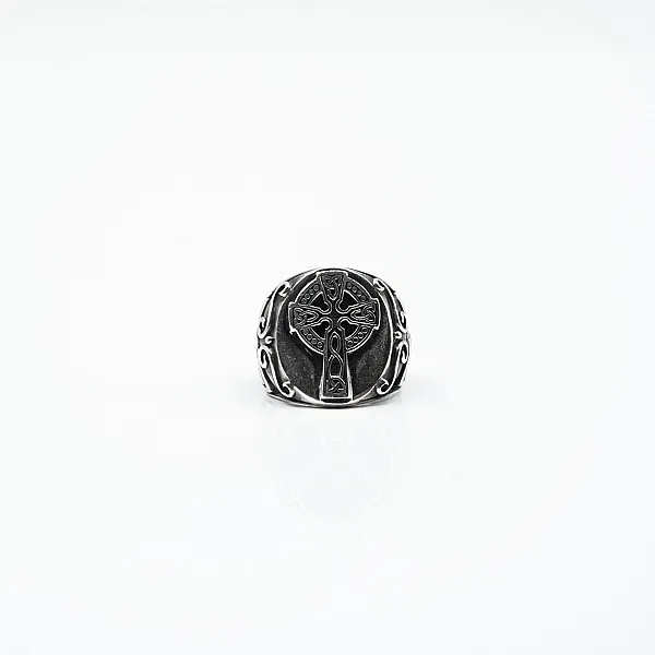 Inel cruce celtica Triquetra Argint