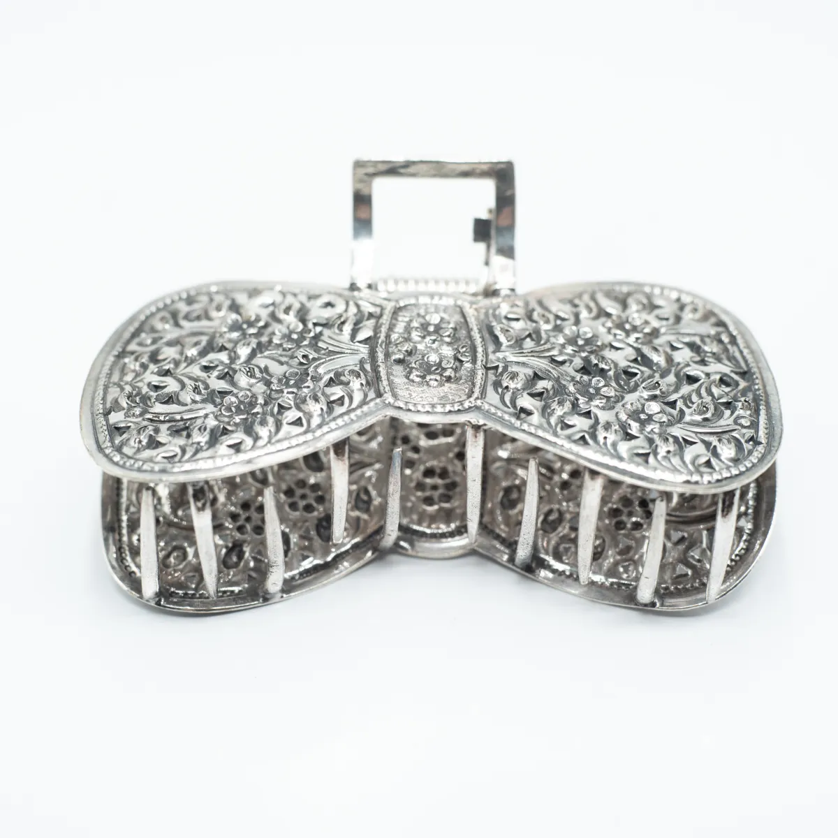 Clema de par model funda Argint