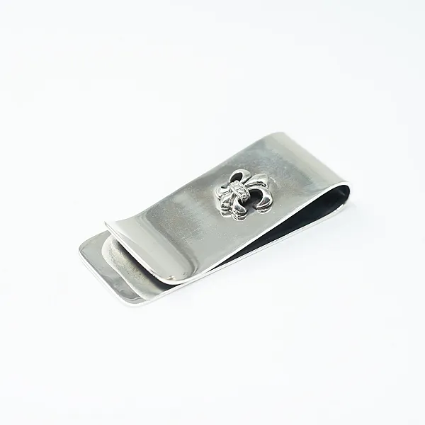 Clips de bani Fleur de Lys Argint