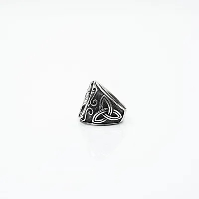 Inel cruce celtica Triquetra Argint - 3