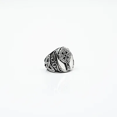 Inel cruce celtica Triquetra Argint - 6