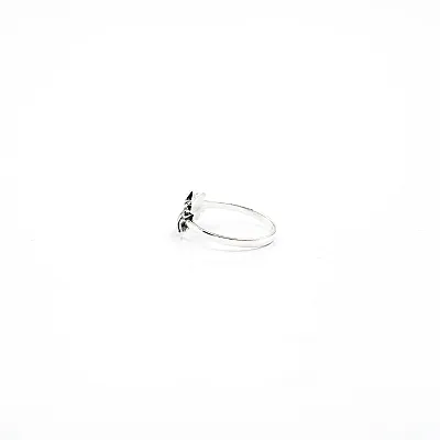Inel slim floare de lotus Argint - 3