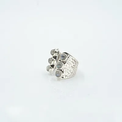 Inel corset 6 bumbi labradorite Argint - 1