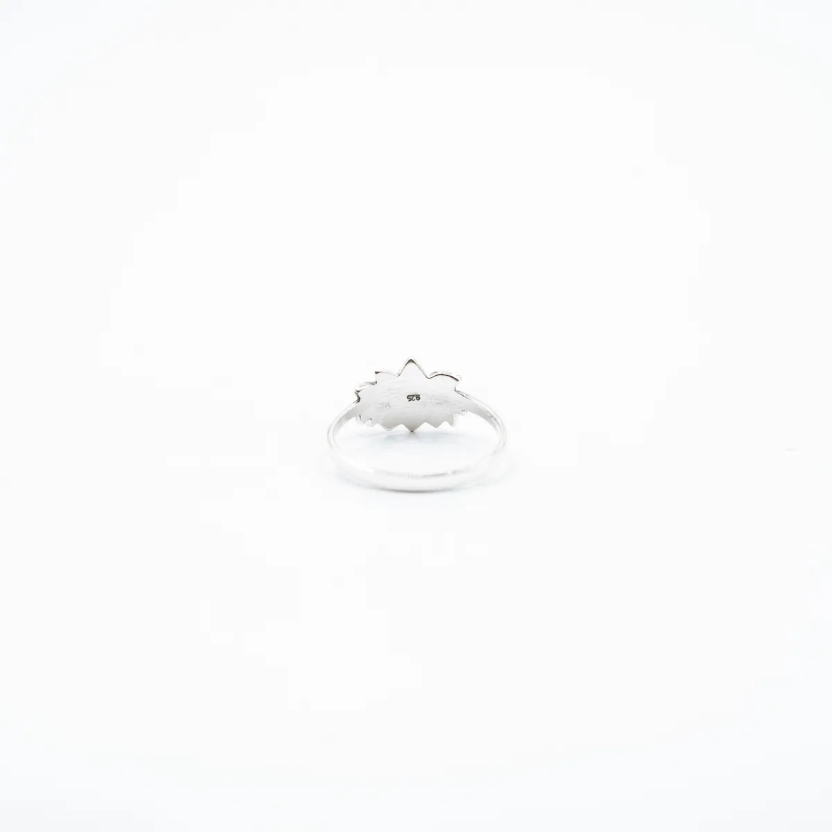 Inel slim floare de lotus Argint