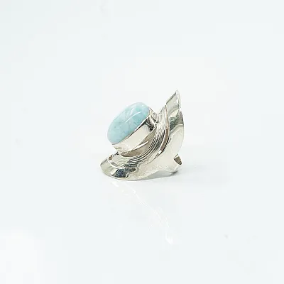 Inel lung dungi larimar Argint - 2