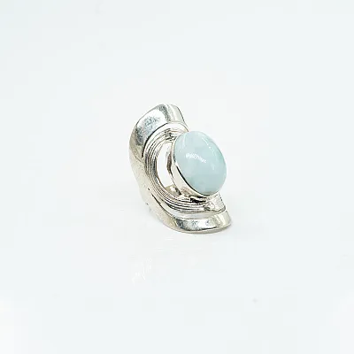 Inel lung dungi larimar Argint - 4