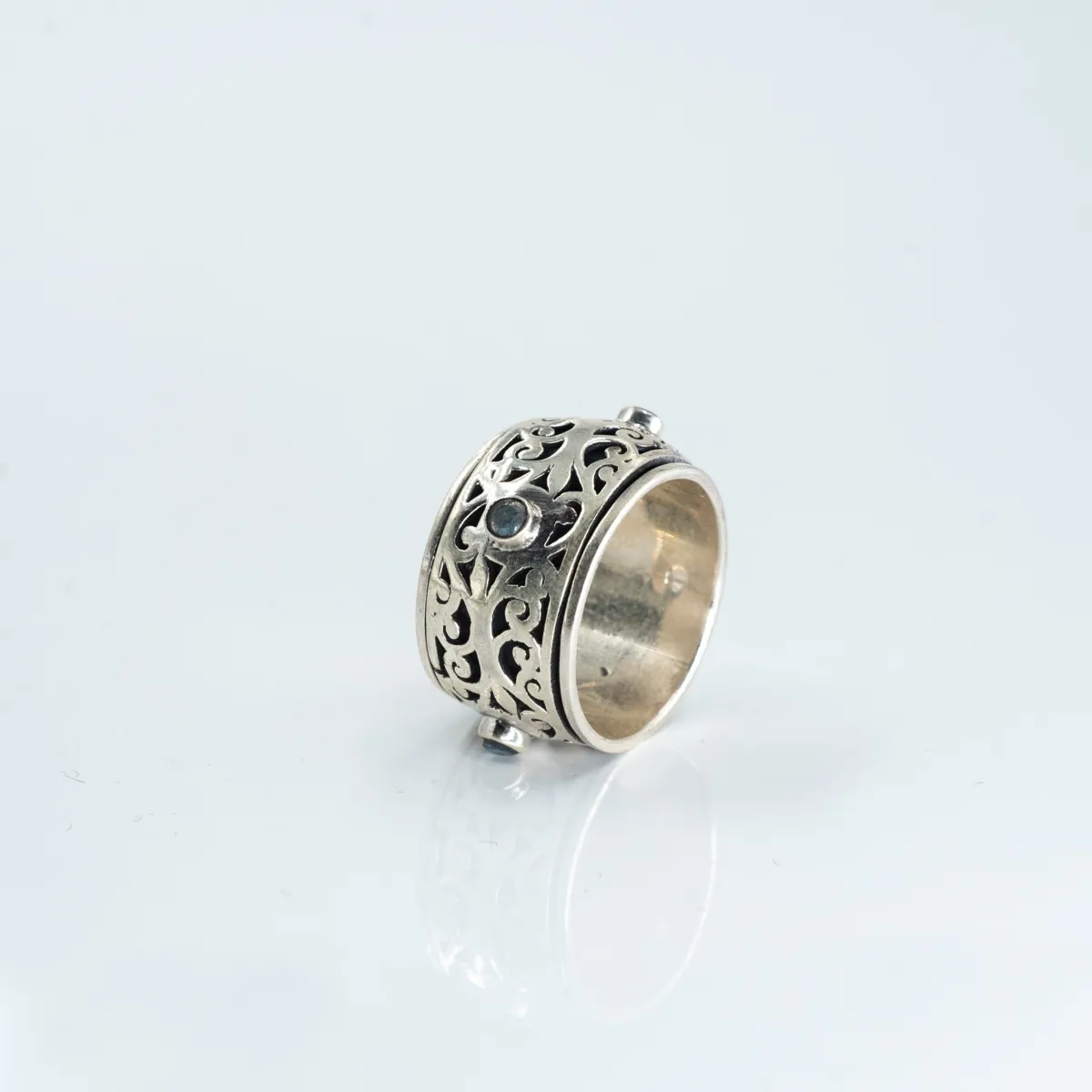 Verigheta lata antistreess labradorite Argint