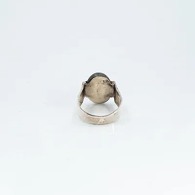 Inel oval simplu s labradorite Argint - 4