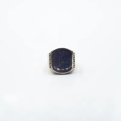 Inel patrat Greek piatra lapis-lazuli Argint - 6