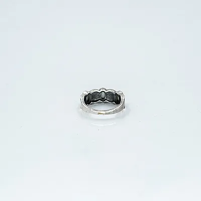 Inel slim trei pietre topaz-mistic Argint - 3