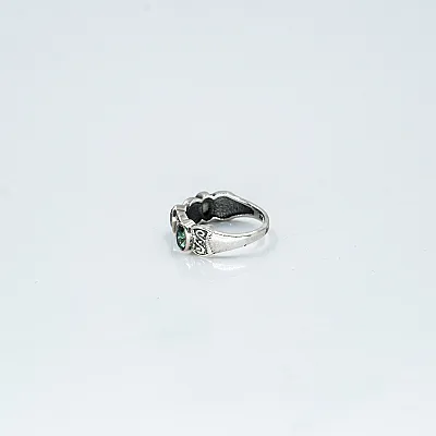 Inel slim trei pietre topaz-mistic Argint - 2