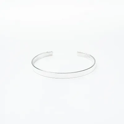 Bratara fixa plata lata 5mm Argint - 1