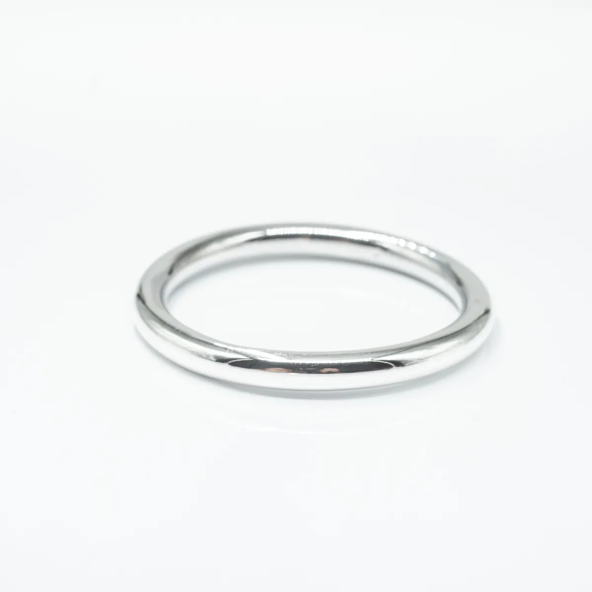 Bratara fixa circulara 8mm Argint