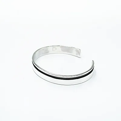 Bratara fixa plata o linie Argint - 5