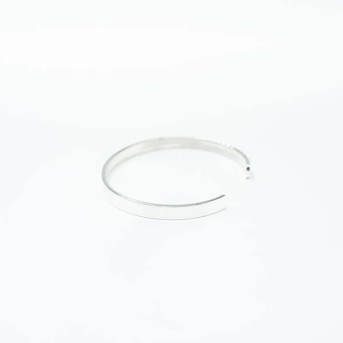 Bratara fixa plata lata 5mm Argint