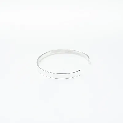 Bratara fixa plata lata 5mm Argint - 2