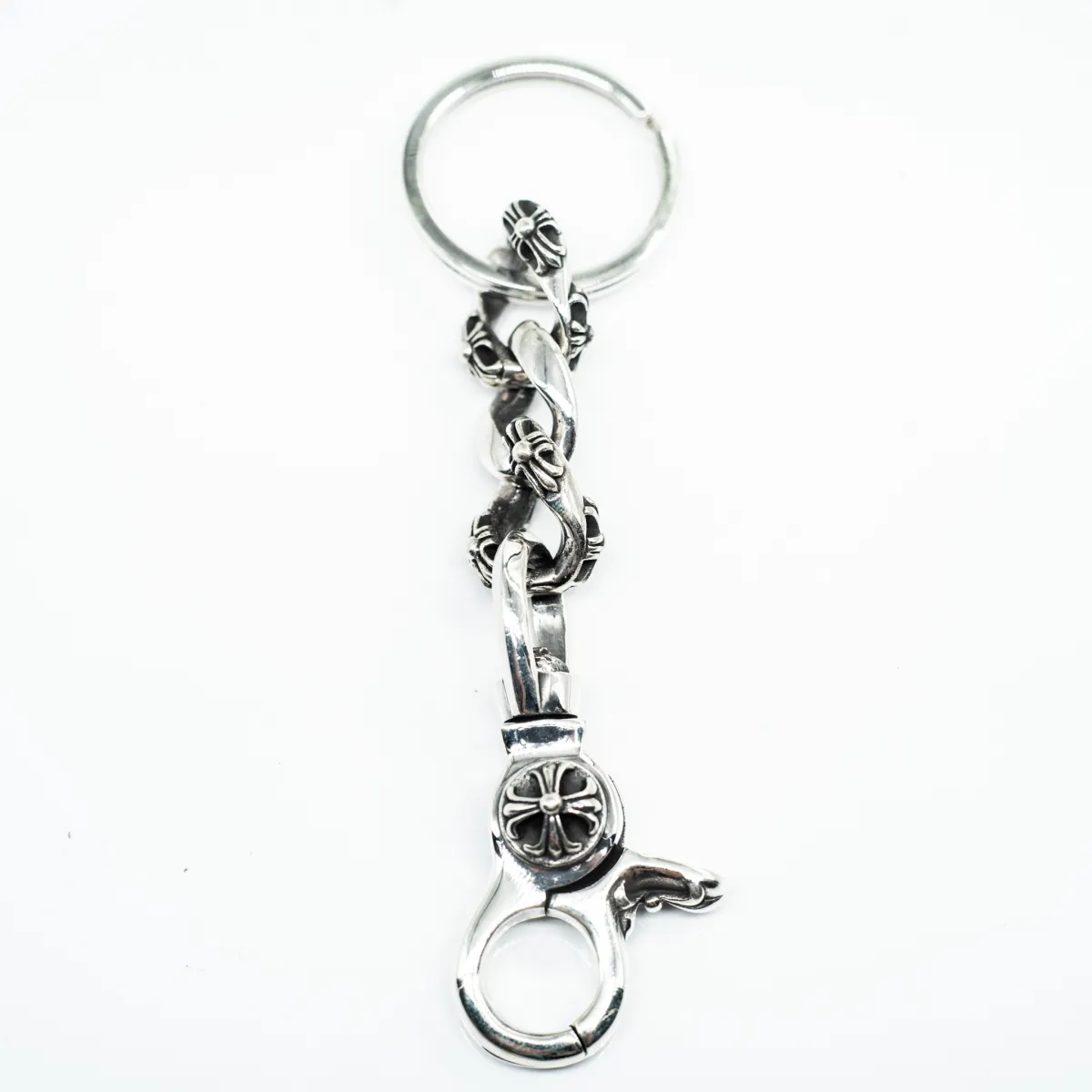 Carabina model cruci gotice Argint