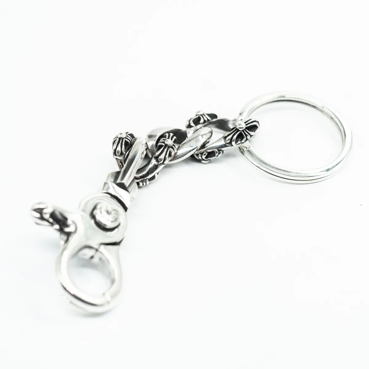 Carabina model cruci gotice Argint