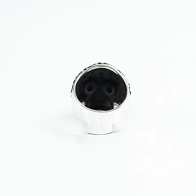 Inel craniu fagure cubic zirconia Argint - 4