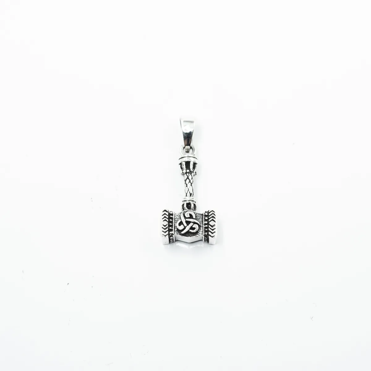 Pandantiv ciocanul Mjollnir Triquetra s Argint