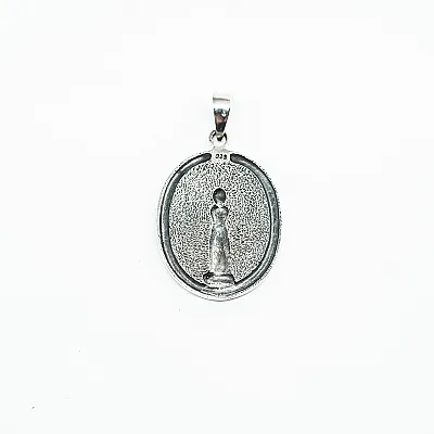 Pandantiv oval inger Metatron Argint - 3