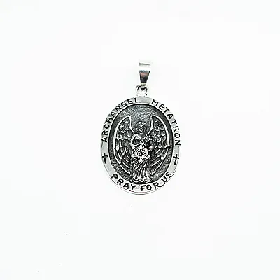 Pandantiv oval inger Metatron Argint - 1
