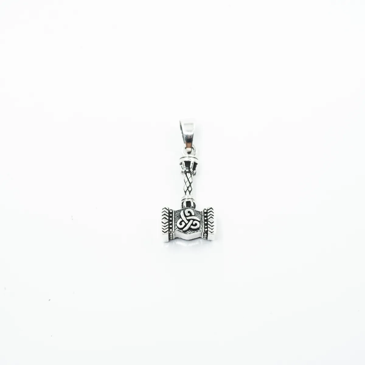 Pandantiv ciocanul Mjollnir Triquetra s Argint