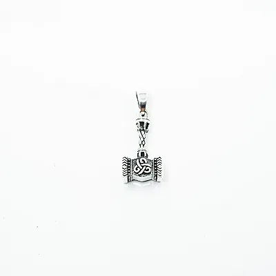 Pandantiv ciocanul Mjollnir Triquetra s Argint - 2