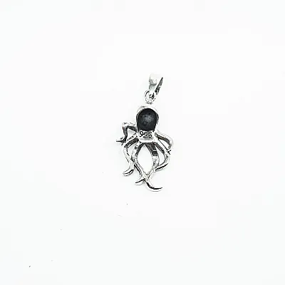 Pandantiv caracatita simpla Argint - 3
