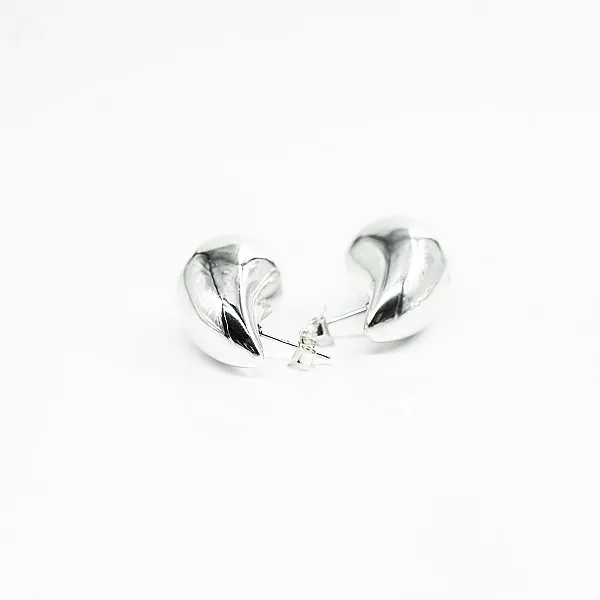 Cercei picatura 19*32mm Argint