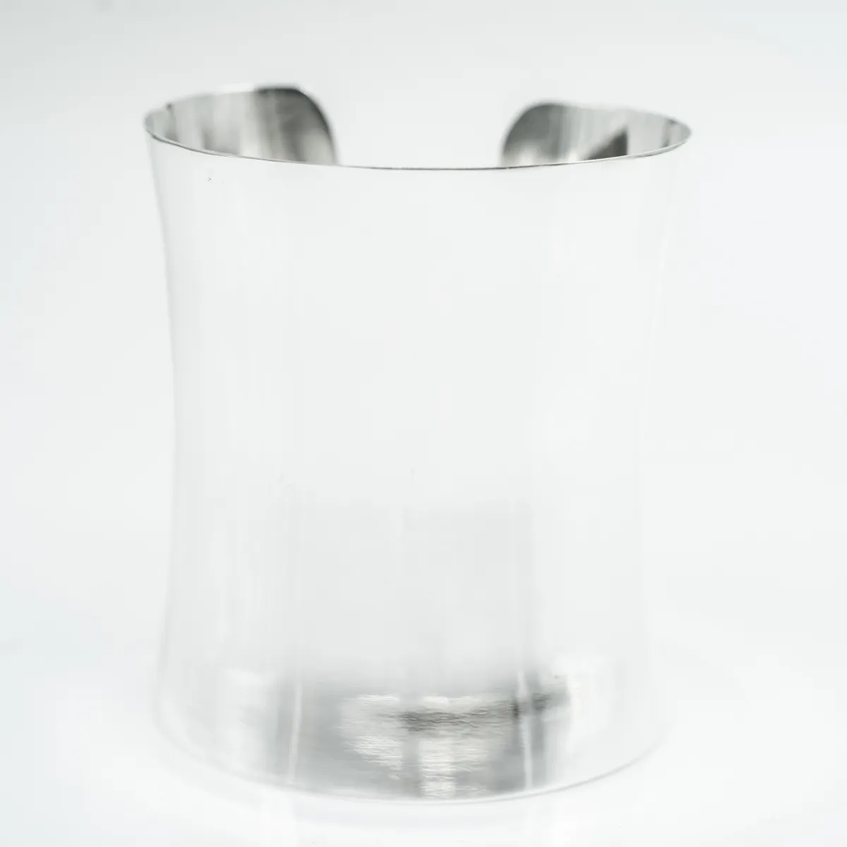 Bratara fixa lata 8 cm Argint