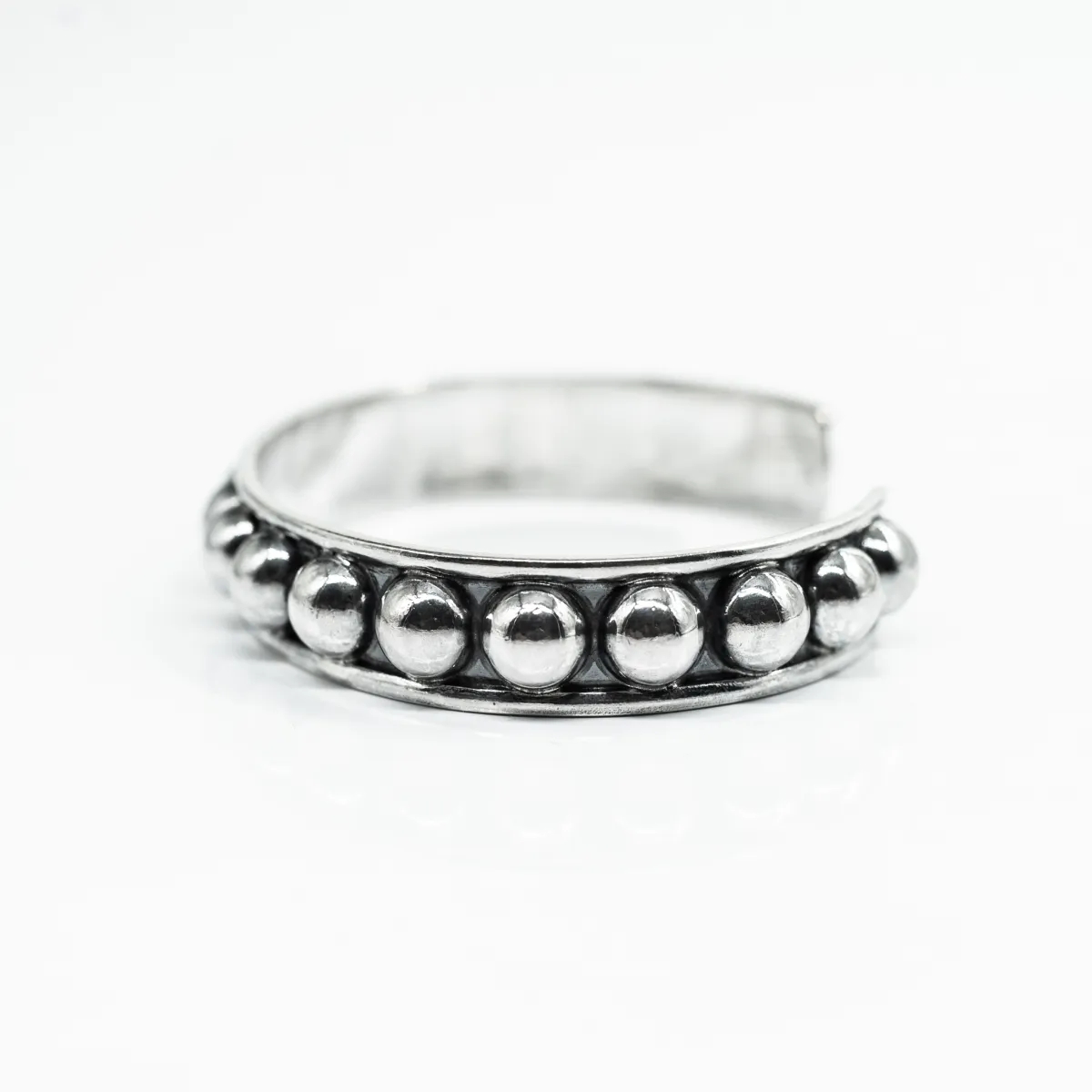 Bratara fixa buline 8mm Argint
