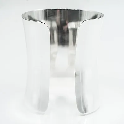 Bratara fixa lata 8 cm Argint - 3