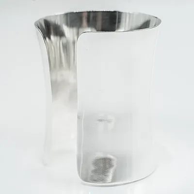 Bratara fixa lata 8 cm Argint - 4