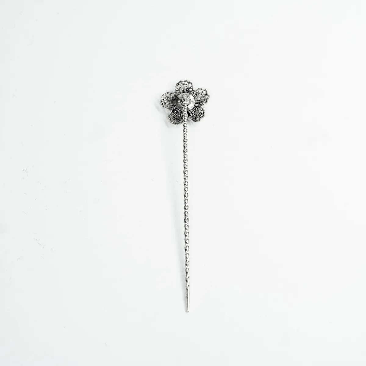 Ac de par floare filigran Argint