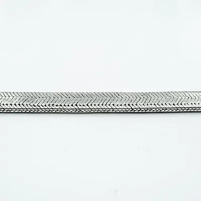 Lant sarpe plat 1.2cm 48cm Argint - 2