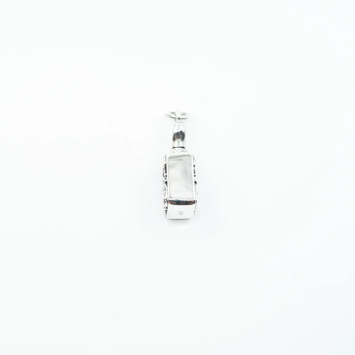 Pandantiv sticluta de parfum cruciulita Argint