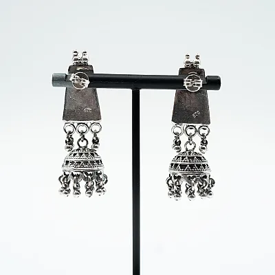 Cercei trapez candelabru Argint - 2