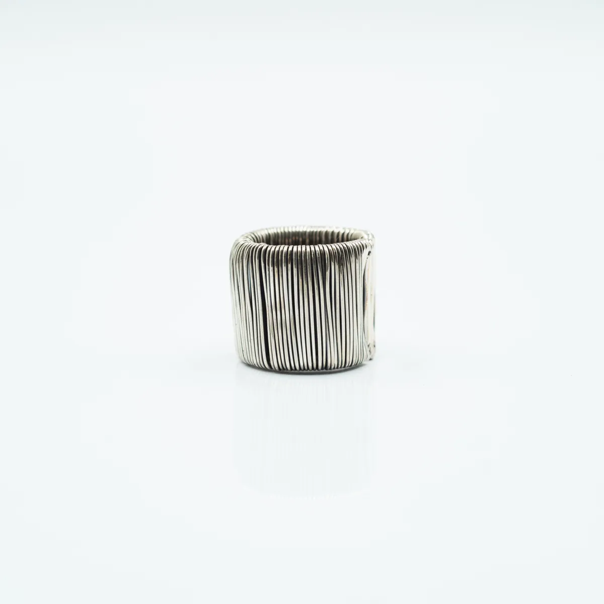 Inel lat sarma reglabil 2cm Argint