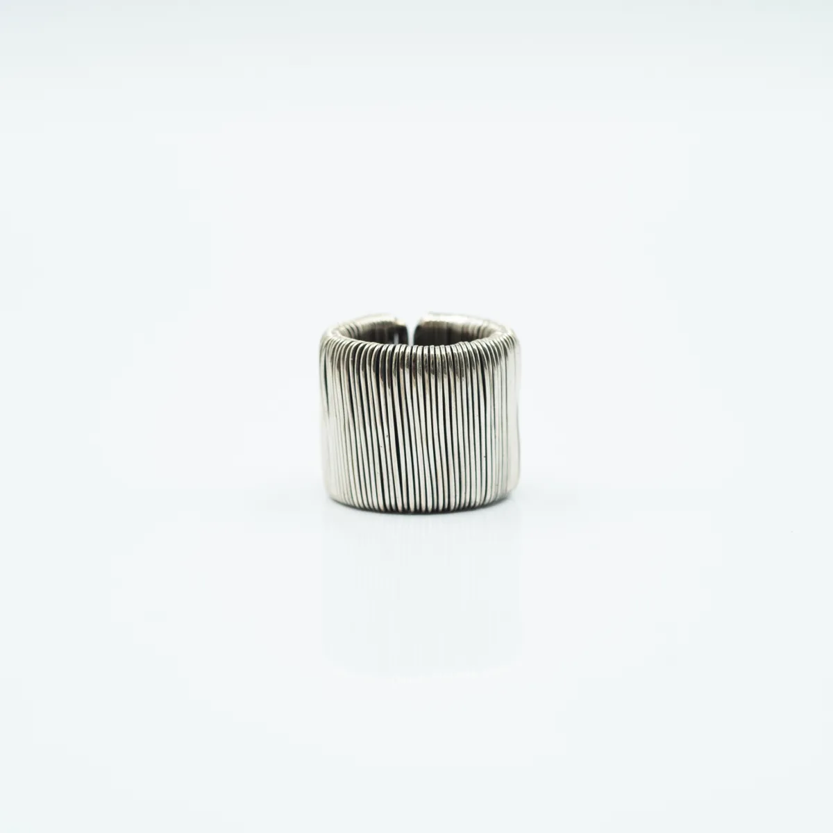 Inel lat sarma reglabil 2cm Argint