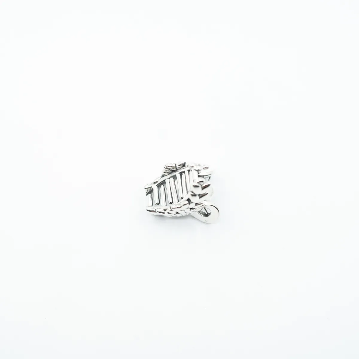 Clips de par floare petale Argint