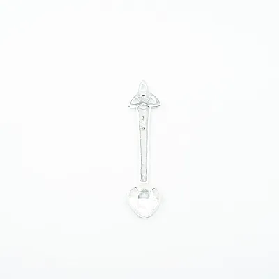 Lingurita decorativa model Triquetra Argint - 2
