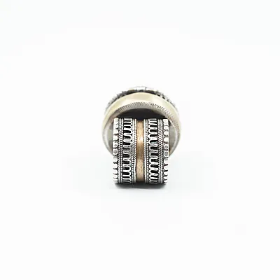 Inel Afgan tip caseta cal-vultur Argint - 4