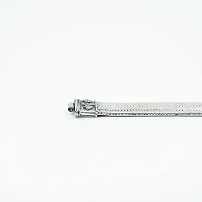 Bratara model sarpe plat paun Argint - 4