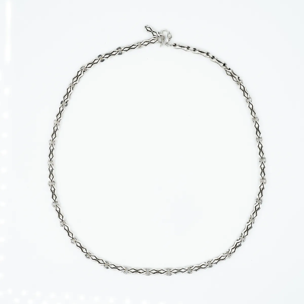 Colier zale rombice duble Argint