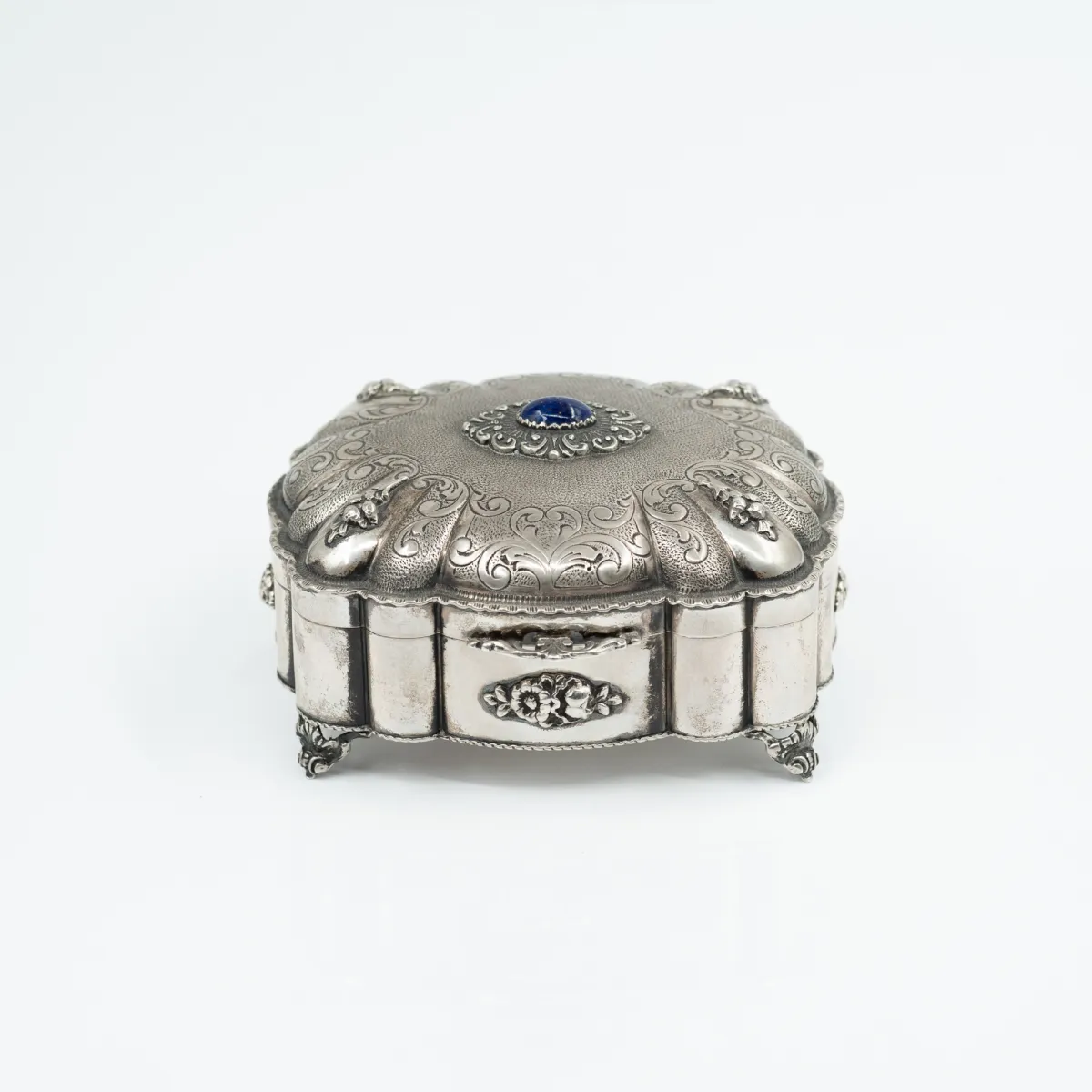 Caseta de bijuterii Florentina lapislazuli Argint