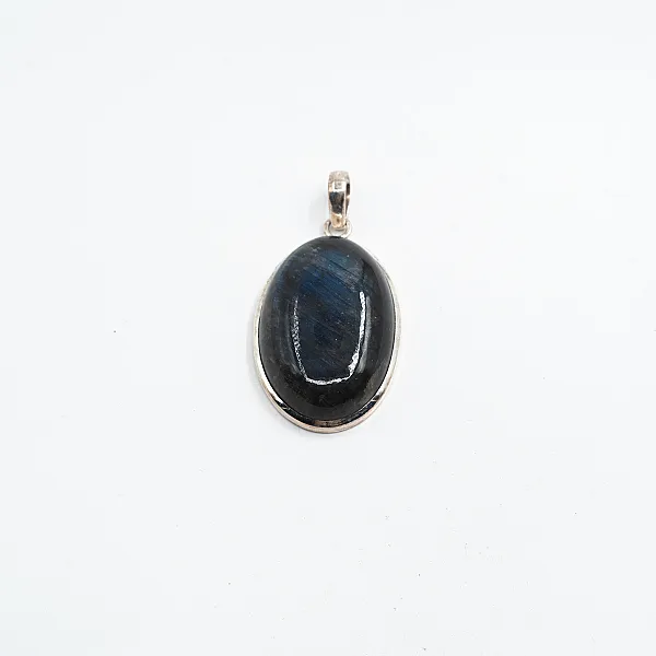 Pandantiv oval labradorit Argint
