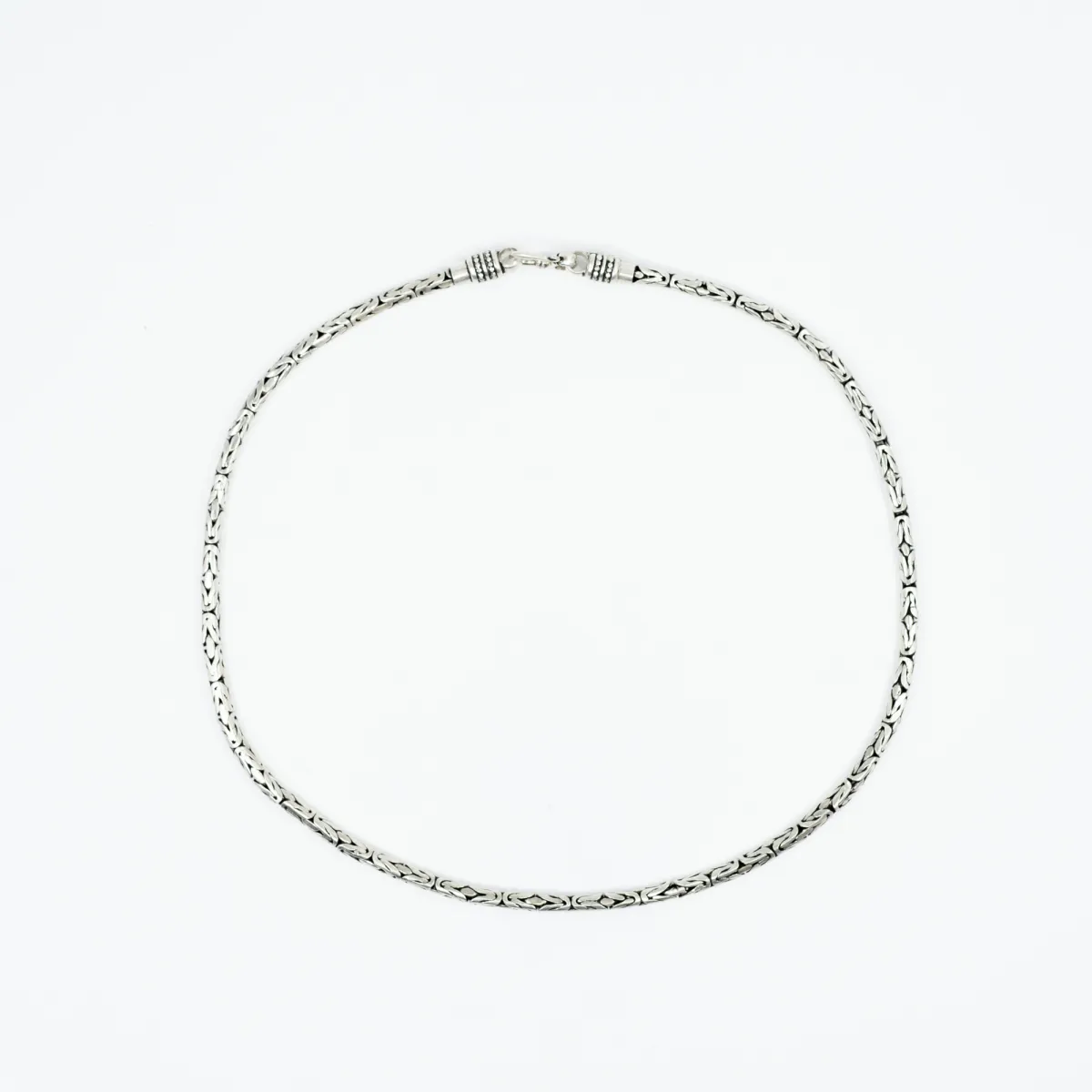 Lant model bizantin rotund 3.5mm Argint